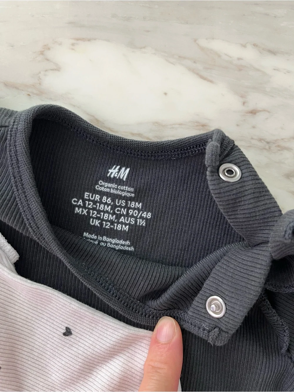 H&M Long-Sleeve Baby Bodysuit Duo